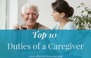 Top 10 Duties of a Caregiver